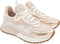 Michael Kors Theo Sport - Dames Sneakers - All-over logo print - Roségoud