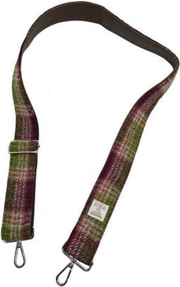 Tasriem - bag strap - Harris Tweed - Glenn Appin of Scotland Heather Check