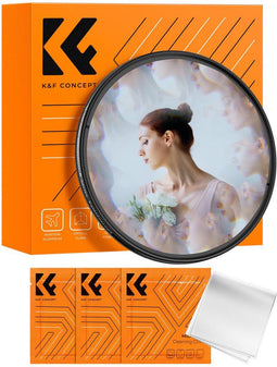 K&F Concept 58mm - Kaleidoscope Nano-B filter - Refractie psychedelisch effect - Zwart