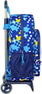 Schoolrugzak met Wielen Sonic Speed Blauw 33 x 42 x 14 cm