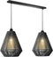 LABEL51 Ibiza Hanglamp - Zwart - Stof - 2-Lichts