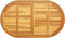 vidaXL - Tafelblad - 120x70x2,2 - cm - Ovaal - Massief - Acaciahout