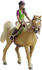 Schleich - HORSE CLUB - Sarah en Mystery - Buitenrit met Arabische Merrie