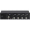 Inter-Tech AS-41HA - HDMI KVM-switch - 4 USB 2.0 poorten - Zwart