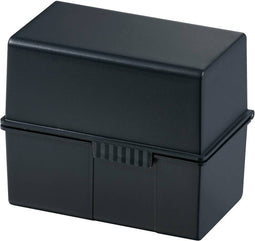 HAN 976-K-13 Kaartenbox Zwart Aantal kaarten (max.): 400 kaarten DIN A6 liggend Deksel als extra bak te gebruiken, Incl