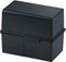 HAN 976-K-13 Kaartenbox Zwart Aantal kaarten (max.): 400 kaarten DIN A6 liggend Deksel als extra bak te gebruiken, Incl