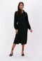 Na-kd Buttoned Midi Dress - Jurk met knoopsluiting - Zwart