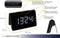 TFA ICON - Radiogestuurde LED Wekker - Alarm met Snoozefunctie - Zwart/Wit