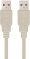 Nanocable 10.01.0302 - USB-kabel - 1 m - Beige