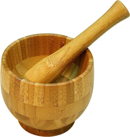 Point-Virgule vijzel en stamper - bamboe