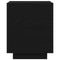 vidaXL - Nachtkastjes - met - LED - Verlichting - 2 - stuks - Zwart - Eiken - 45x40x55 - cm
