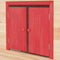 vidaXL Kinderspeelhuis vurenhout rood