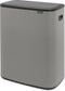 Brabantia Bo Touch Bin - Prullenbak - 60 liter - Soft-touch opening - Mineral Concrete Grey