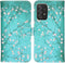 iMoshion Hoesje Geschikt voor Samsung Galaxy A52s / A52 (4G) / A52 (5G) Hoesje Met Pasjeshouder - iMoshion Design Softcase Bookcase - Blauw / Meerkleurig / Blossom