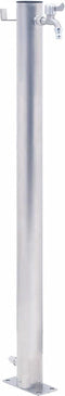 vidaXL - Waterzuil - 100 - cm - roestvrij - staal - rond
