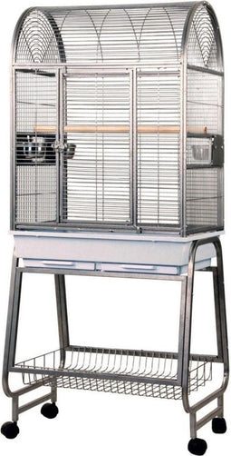 Strong Papegaaienkooi Villa Nora 67.7x51.5x154 cm grijs 93083