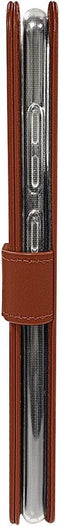 Valenta - Book Case - Samsung Galaxy S21 Ultra - Bruin - Leer