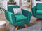 Bekleding voor fauteuil BERNES Fluweel Groen
