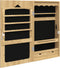 vidaXL - Sieradenkast - met - spiegel - wandgemonteerd - 37,5x10x67 - cm
