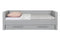 WOOOD Dennis Bedlade Excl. Matras - Geborsteld - Betongrijs - 21x198x91