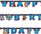 PAW Patrol - Letter Slinger - 180 x 13,7cm - Blauw