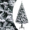 vidaXL - Kunstkerstboom - met - sneeuw - 150 - cm - groen