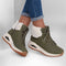 Skechers UNO RUGGED - FALL AIR Dames Laarzen - Veterboots - Groen