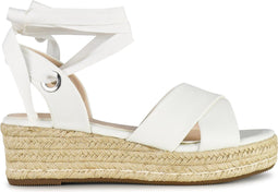 POSH by Poelman SAAR - Dames Sandalen - Imitatieleer - Wit - Maat 37