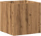 vidaXL - Plantenbak - 40x40x40 - cm - bewerkt - hout - artisanaal - eikenkleur