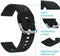 iMoshion Bandje Geschikt voor Samsung Gear S3 Frontier / Gear S3 Classic / Galaxy Watch (46mm) - iMoshion Siliconen bandje - Zwart