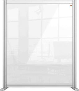 Bureauscherm Nobo Modulair transparant acryl 800x1000mm