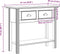 vidaXL - Wandtafel - BODO - 91x35x74 - cm - massief - grenenhout - bruin