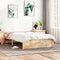 vidaXL - Bedframe - massief - hout - 135x190 - cm