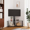 vidaXL - Tv-standaard - hoek - 2-laags - voor - 32-70 - inch - zwart