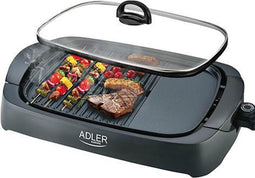 Adler AD 6610 - Elektrische Grill - 3000W max - Antiaanbaklaag - Zwart