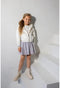 Like Flo F211-5440 - Meisjes T-shirt - Ruffle mouwen - Off white