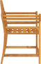 vidaXL - Tuinstoel - 88x60x92 - cm - massief - teakhout