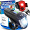 NEXTCOVER® fietsverlichtingsset - LED - Sensor - USB-oplaadbaar - Waterdicht - StVZO-goedgekeurd