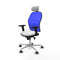Piqueras y Crespo 2D086G2 - Bureaustoel - Verstelbare hoogte en hoofdsteun - Wit