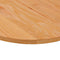 vidaXL - Tafelblad - 120x60x2 - cm - ovaal - massief - eikenhout - lichtbruin