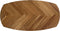 HSM Collection Salontafel Visgraat Danish 130cm Naturel/Wit Eiken/Metaal