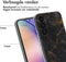 imoshion Hoesje Geschikt voor Samsung Galaxy A54 (5G) Hoesje Siliconen - imoshion Design hoesje - Meerkleurig / Black Marble