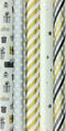 Benza GOLD and SILVER cadeaupapier - Kerstpapier - 5 rollen 3 meter x 70 cm