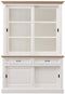 HSM Collection Buffetkast Provence - 150 cm - wit/naturel eiken