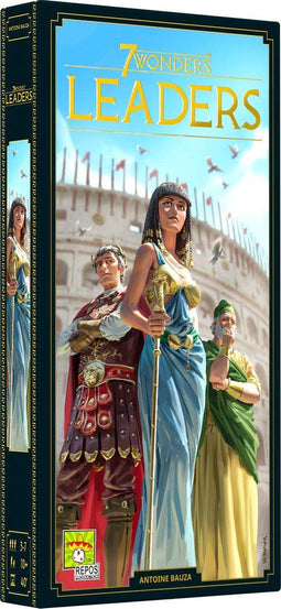 Repos Production 7 Wonders V2 Leaders - Uitbreiding - Nieuwe Leiderkaarten en Wonder borden