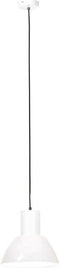vidaXL Hanglamp - Rond 25 W E27 - Hoogte 132 cm - Wit