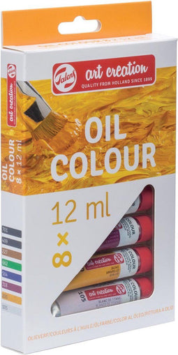 Talens Art Creation - Olieverfset - 8 tubes 12 ml - Assorti (8 stuks)