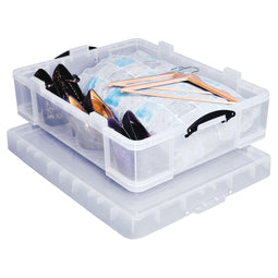 Really Useful Box - Box 70 liter, transparant, per stuk verpakt in karton