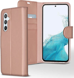 Accezz Samsung Galaxy A54 (5G) - Wallet Softcase Bookcase - 3 pashouders - Rosé Goud