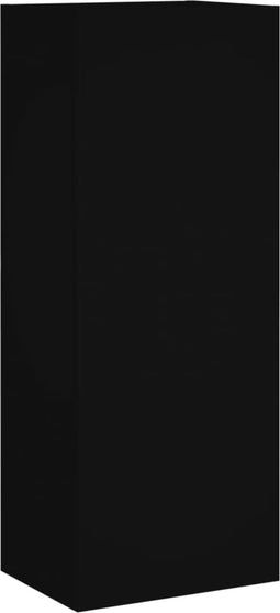 vidaXL - Tv-wandmeubel - 40,5x30x102 - cm - bewerkt - hout - zwart